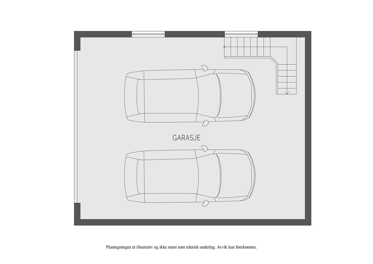 Plantegning garasje