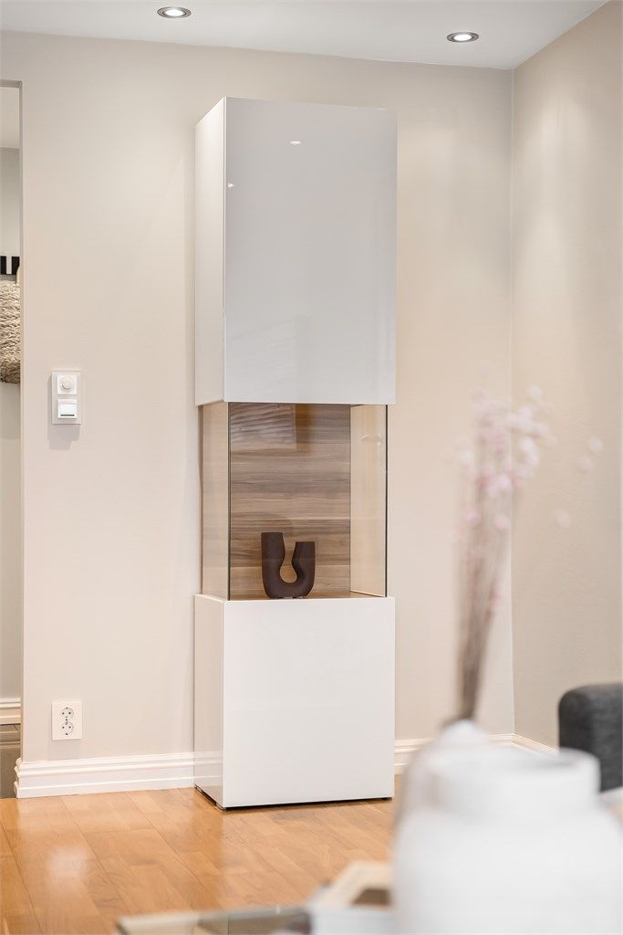 Gjennomtenkte detaljer og en gjennomgående standard preger boligen.