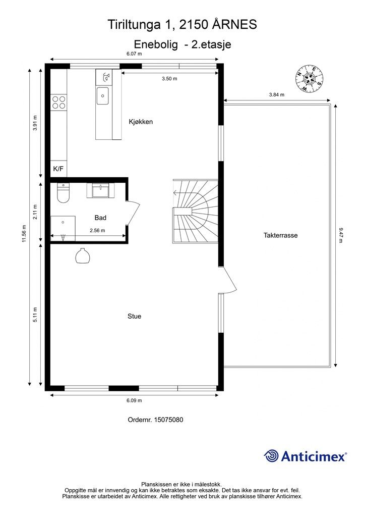 Plantegning - 2.etasje