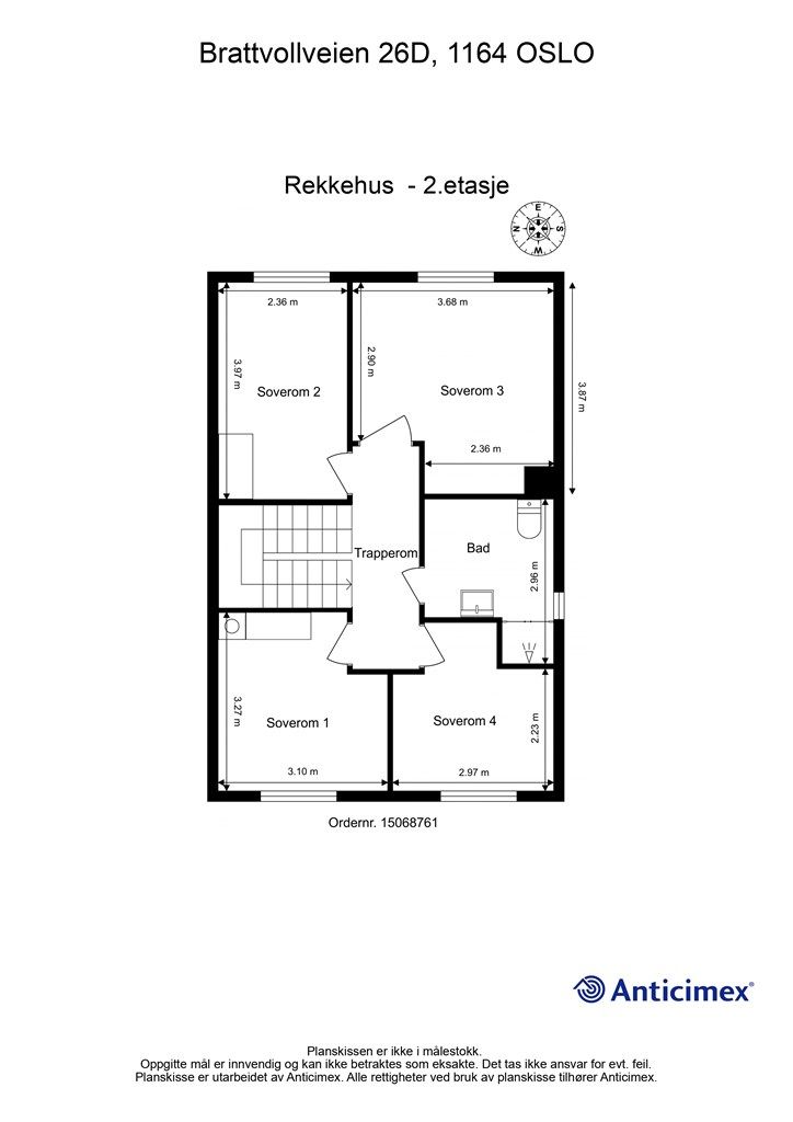 Plantegning 2. etasje