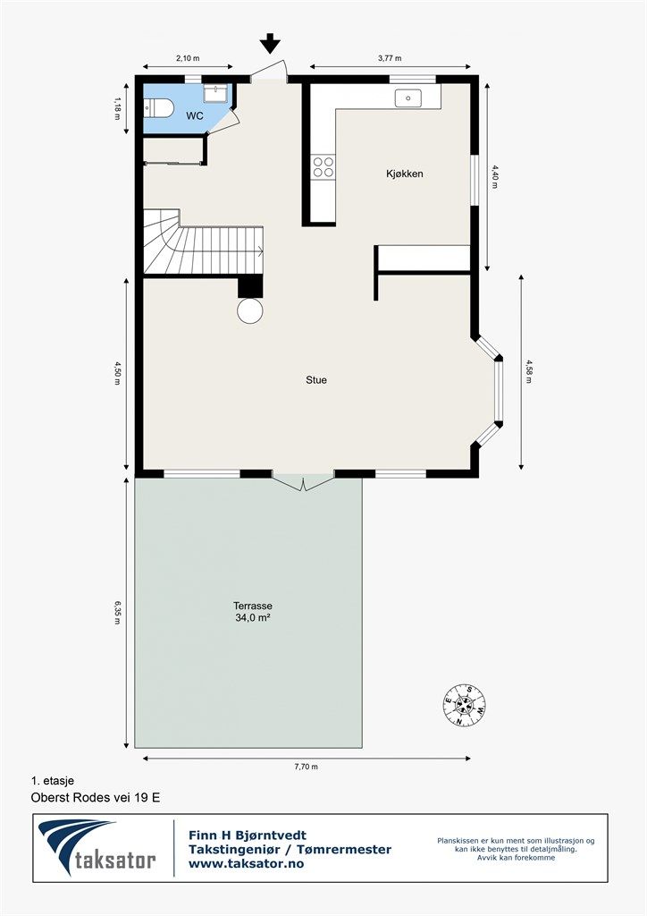 Plantegning - 1. etasje
