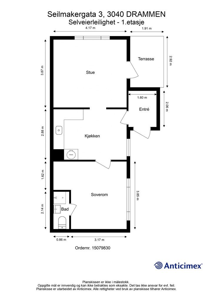 Plantegning - 1. etasje