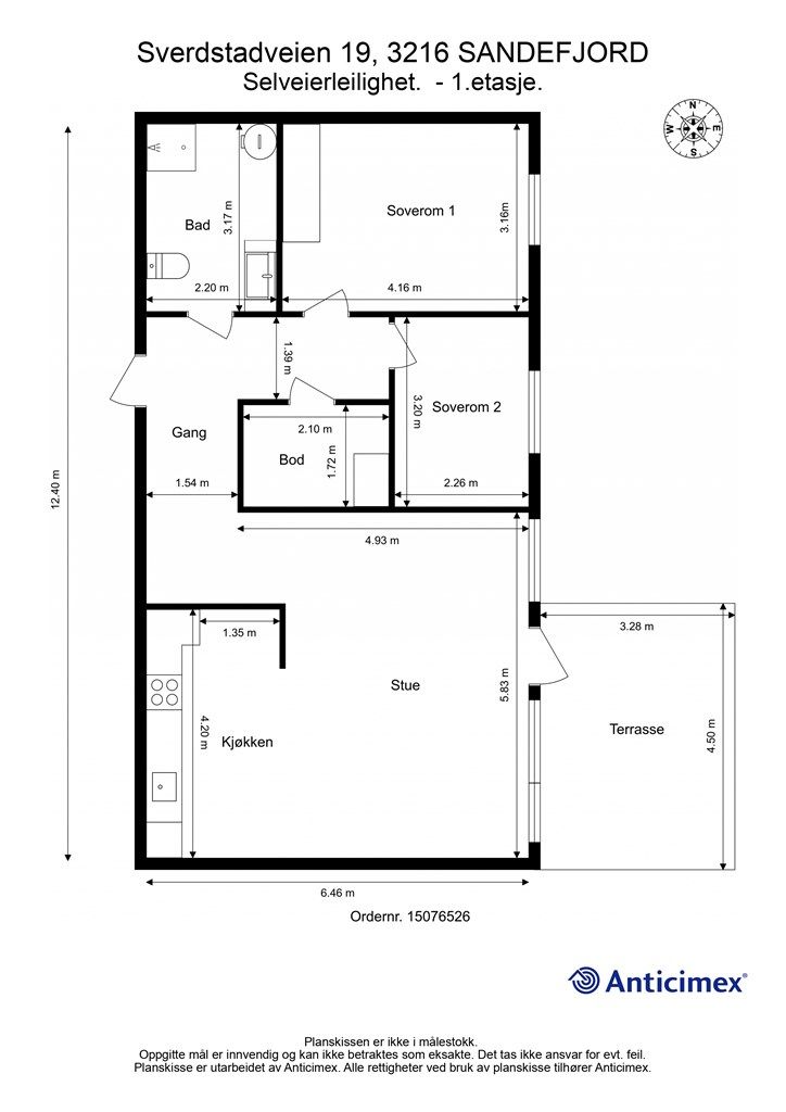 Plantegning-Selveierleilighet- 1.etasje