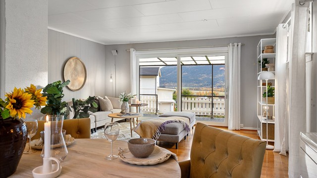 Utgang fra stuen til veranda