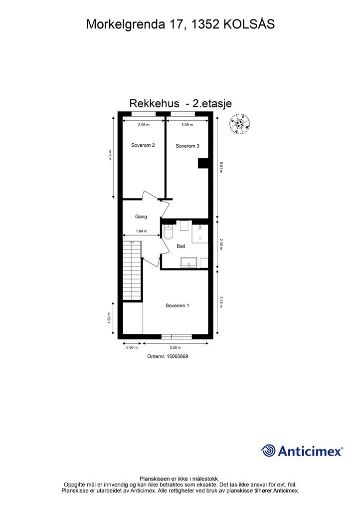 Plantegning 2. etasje