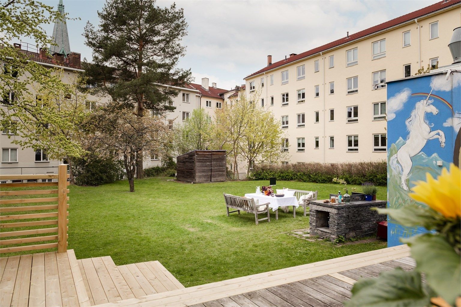 Flotte, grønne omgivelser til beboernes glede! 