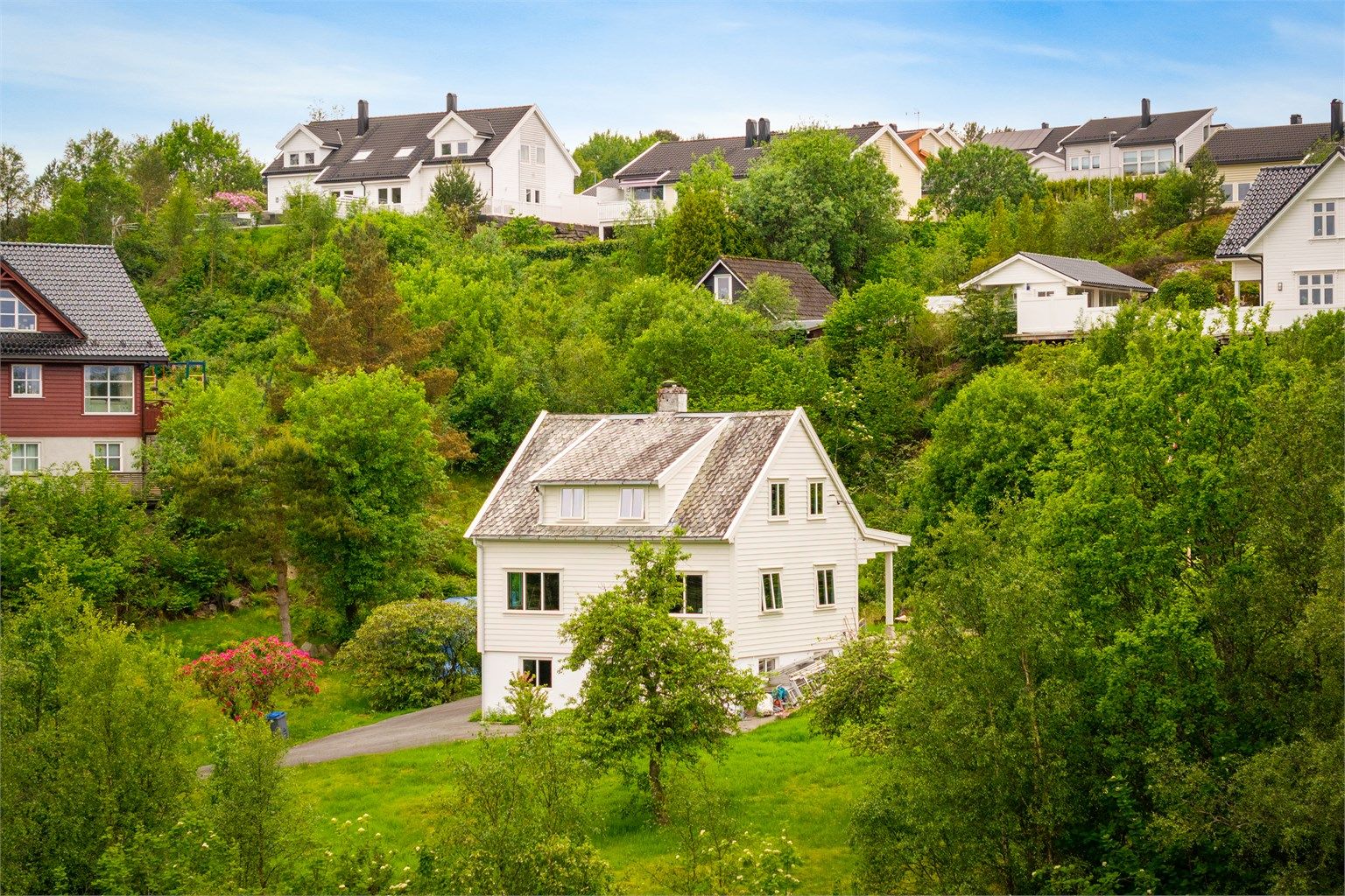 Huset har vært i familien siden 1952.