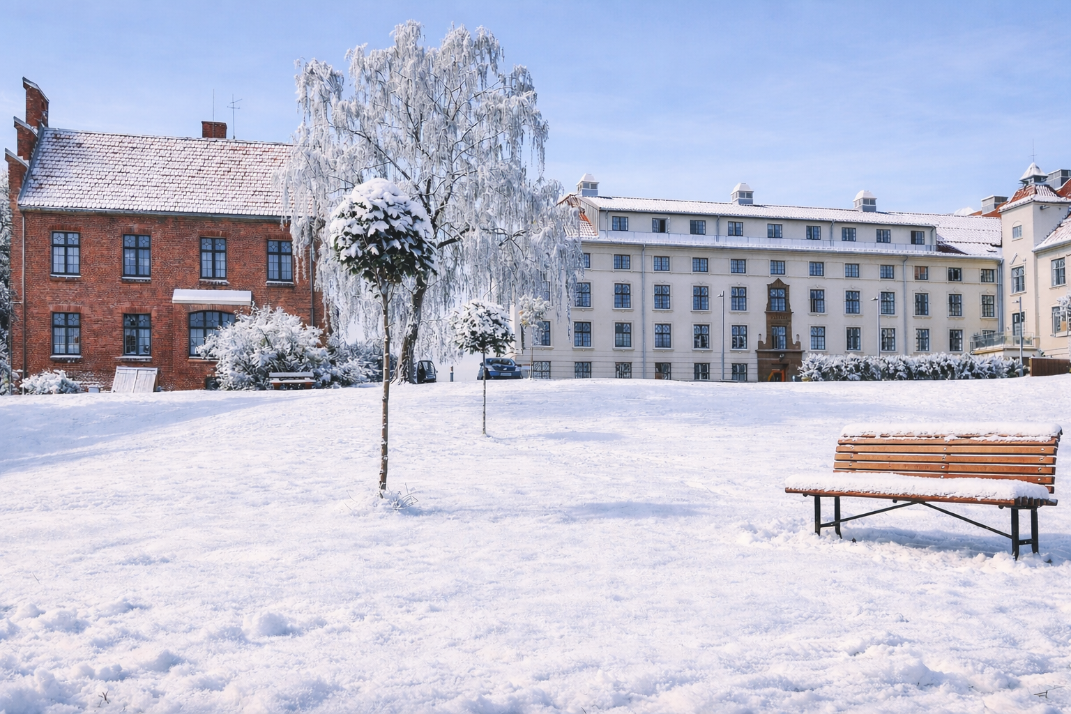 Velkommen til Gamle Ringeriksvei 21C - Vinterredigert bilde