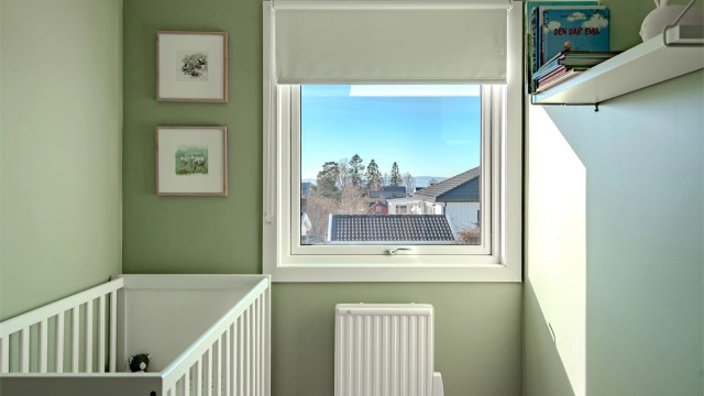 Detaljbilde fra soverom.