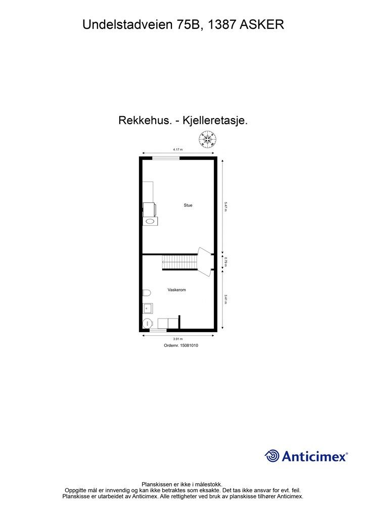 Plantegning - Kjelleretasje