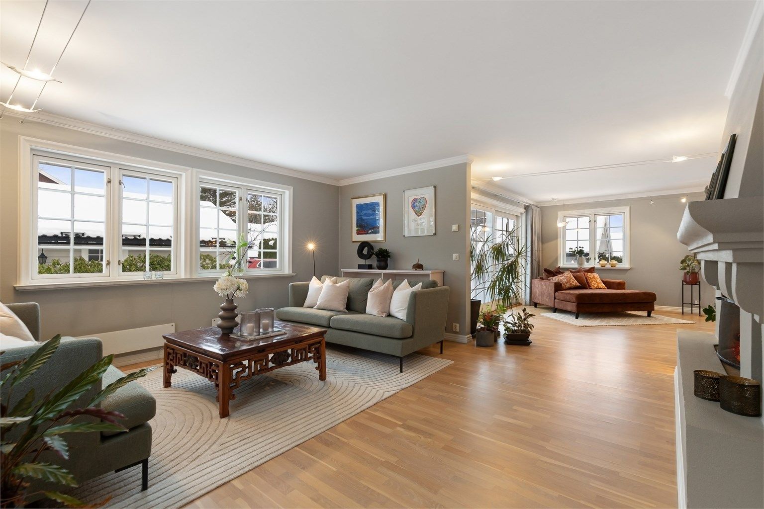 Peis i stuen gir både atmosfære og varme