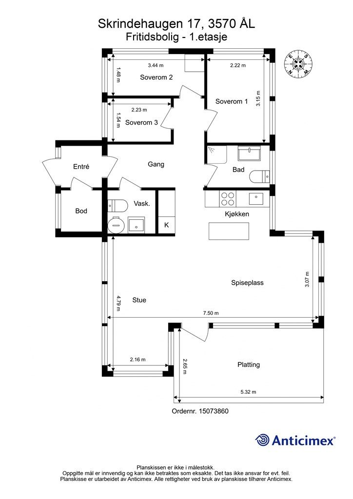 Plantegning - 1. etasje