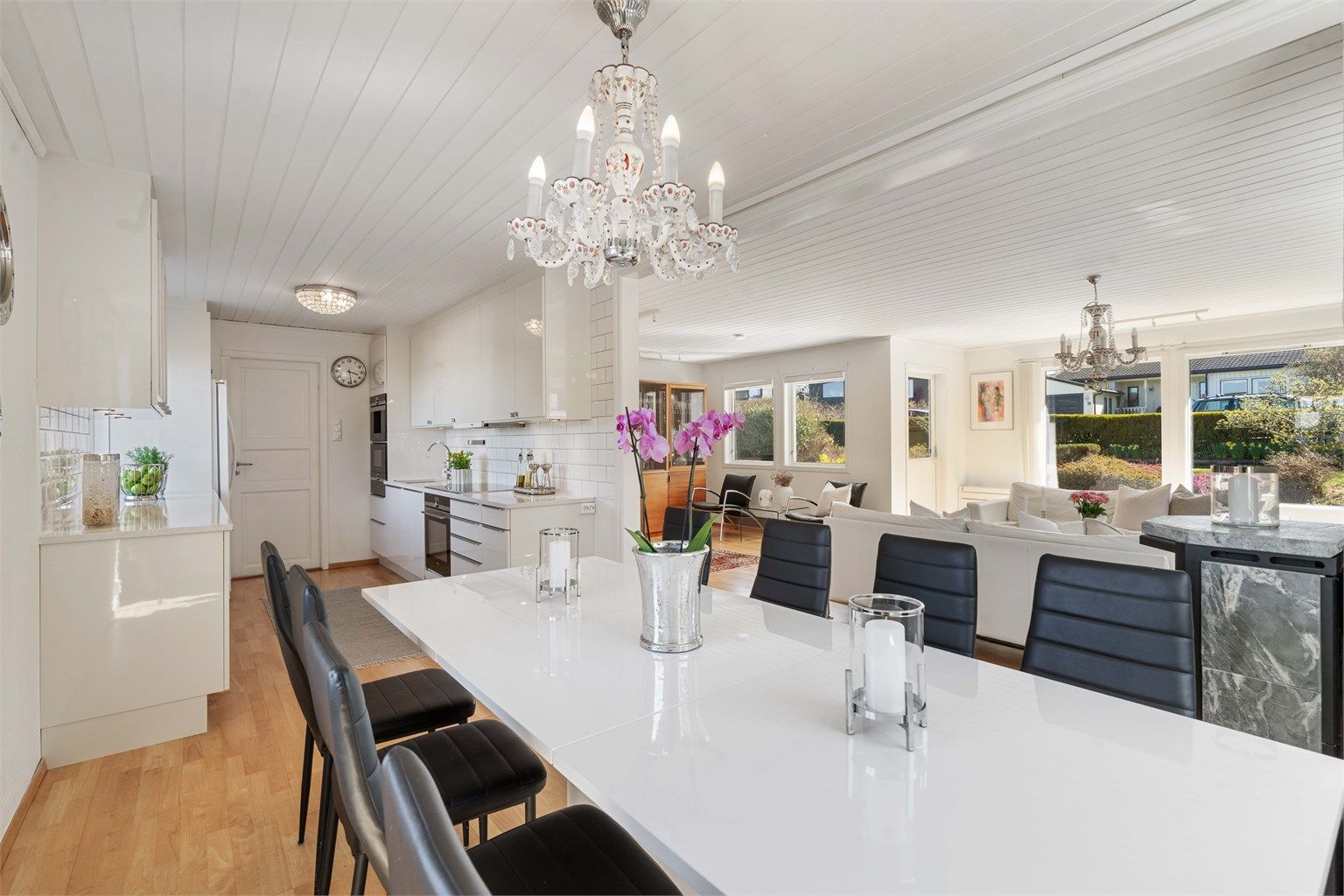 Kjøkkenet ble oppgradert i 2015.