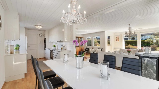 Kjøkkenet ble oppgradert i 2015.