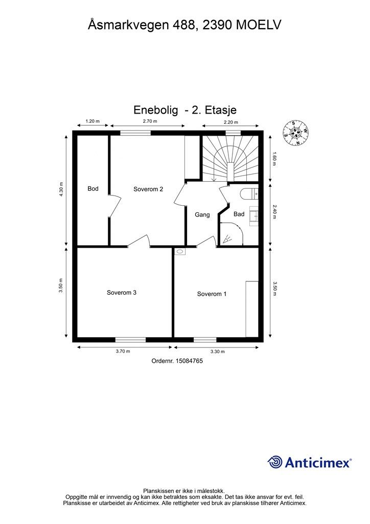 Plantegning - 2. Etasje
