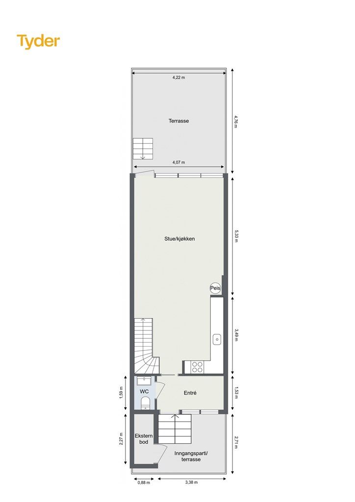 Plantegning 1. etasje