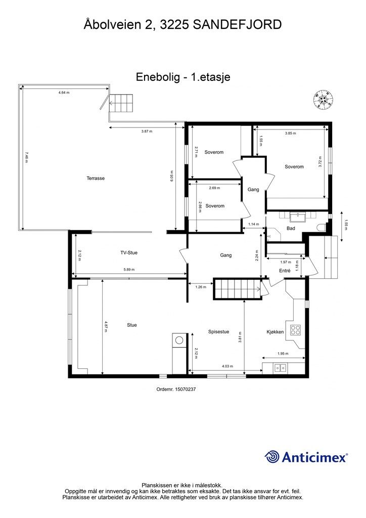 Plantegning 1.etasje