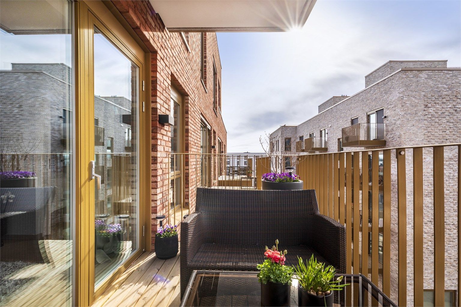 Nydelig balkong på 6 kvm