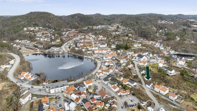 Tvedestrand sentrum.