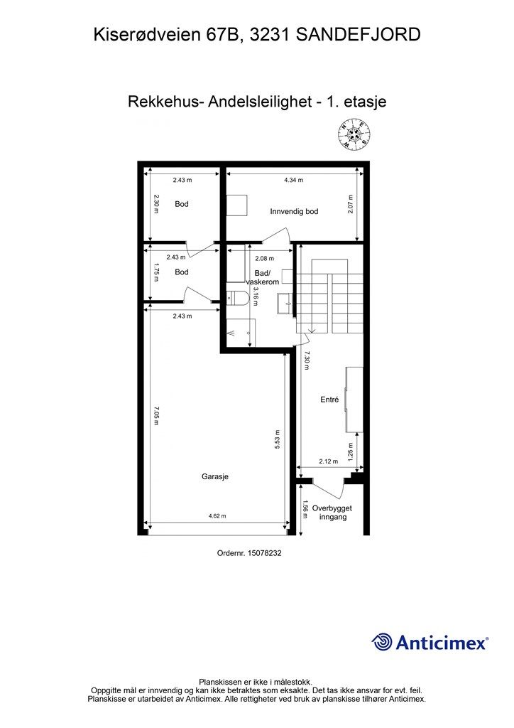 Plantegning 1. etasje
