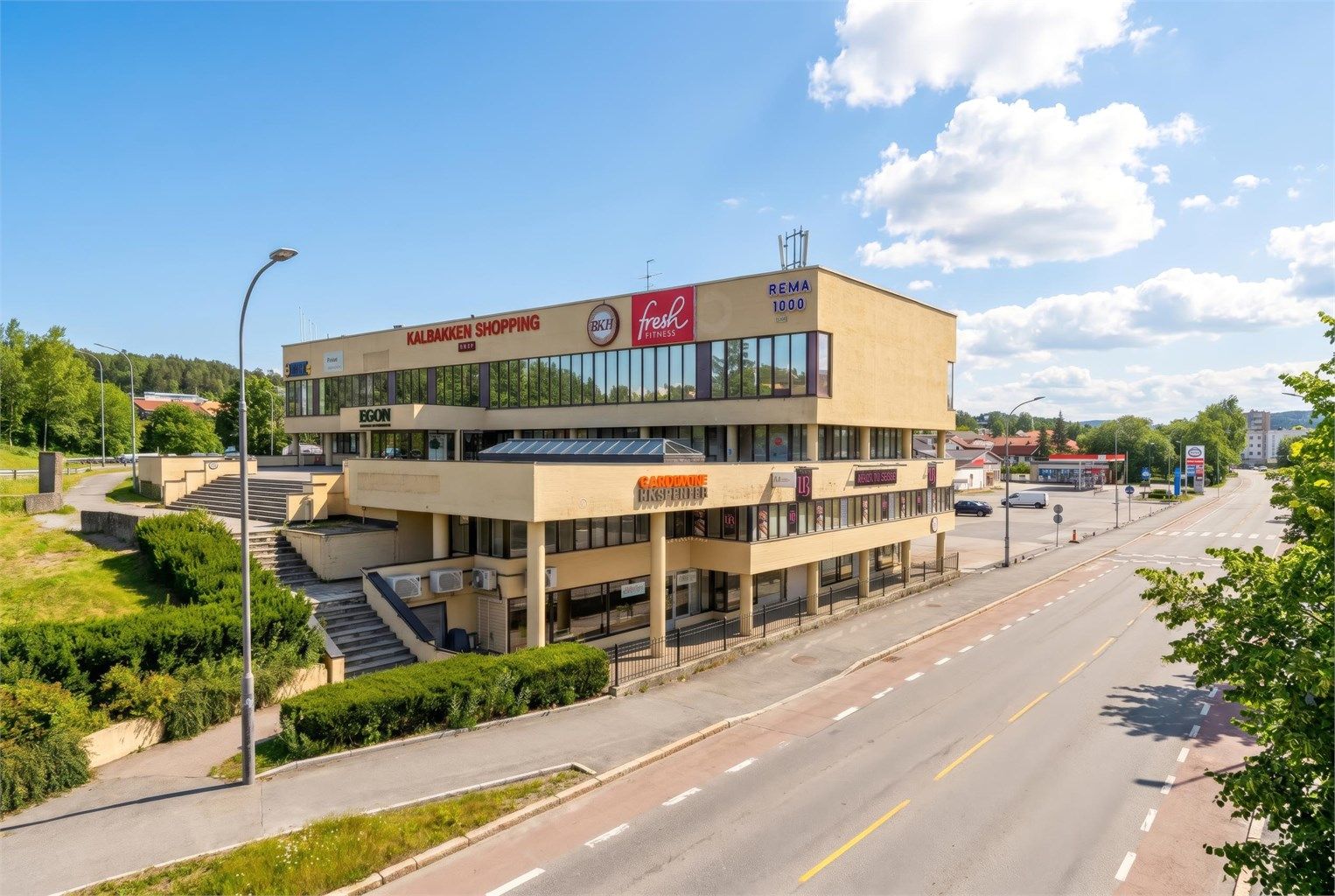 Kalbakken Shopping ligger ca. 7 min gange fra leiligheten 