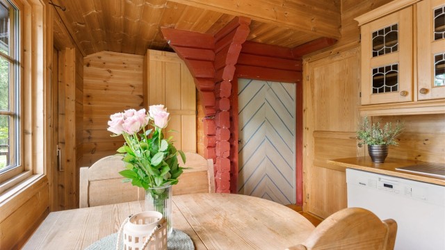 Mulighet for spiseplass ved vindu.