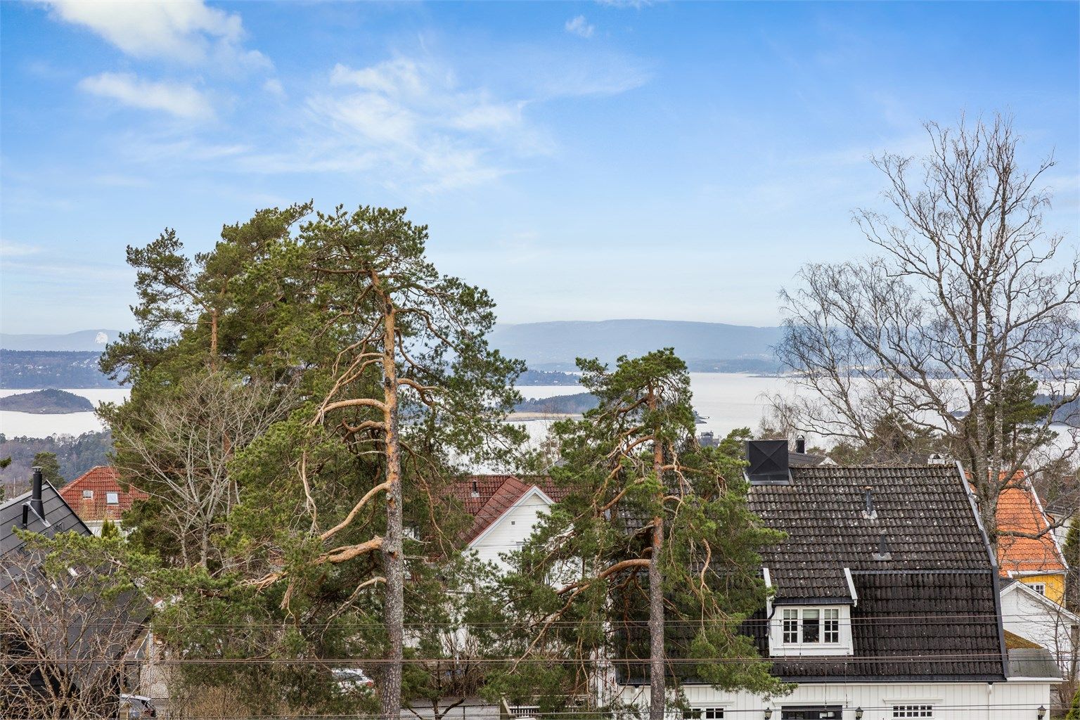 Utsikt over øyene i Oslofjorden.