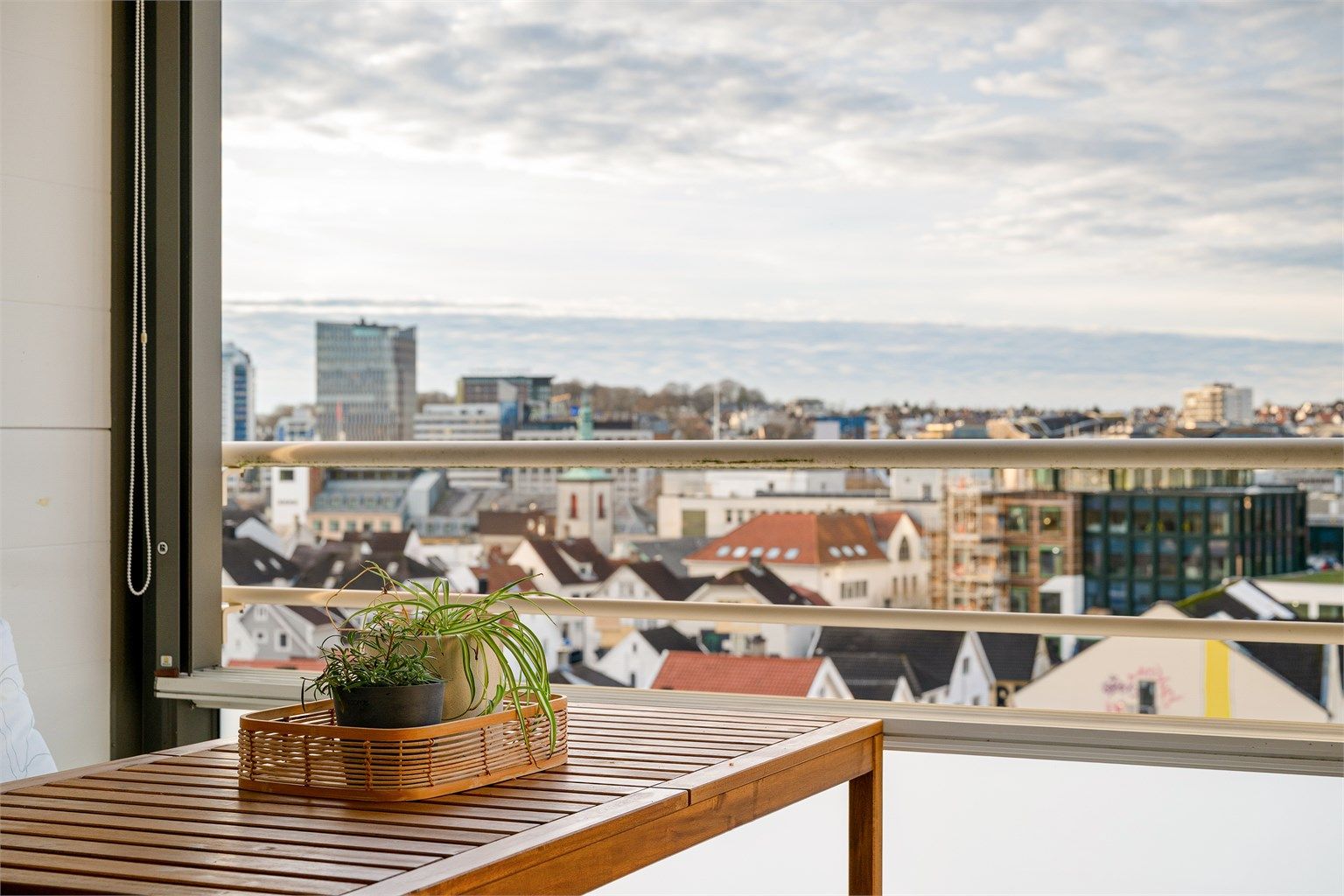 Her kan man nyte flott utsikt og gode solforhold.