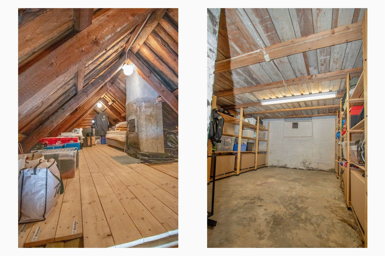 Loft og kjeller - Selgers bilde.