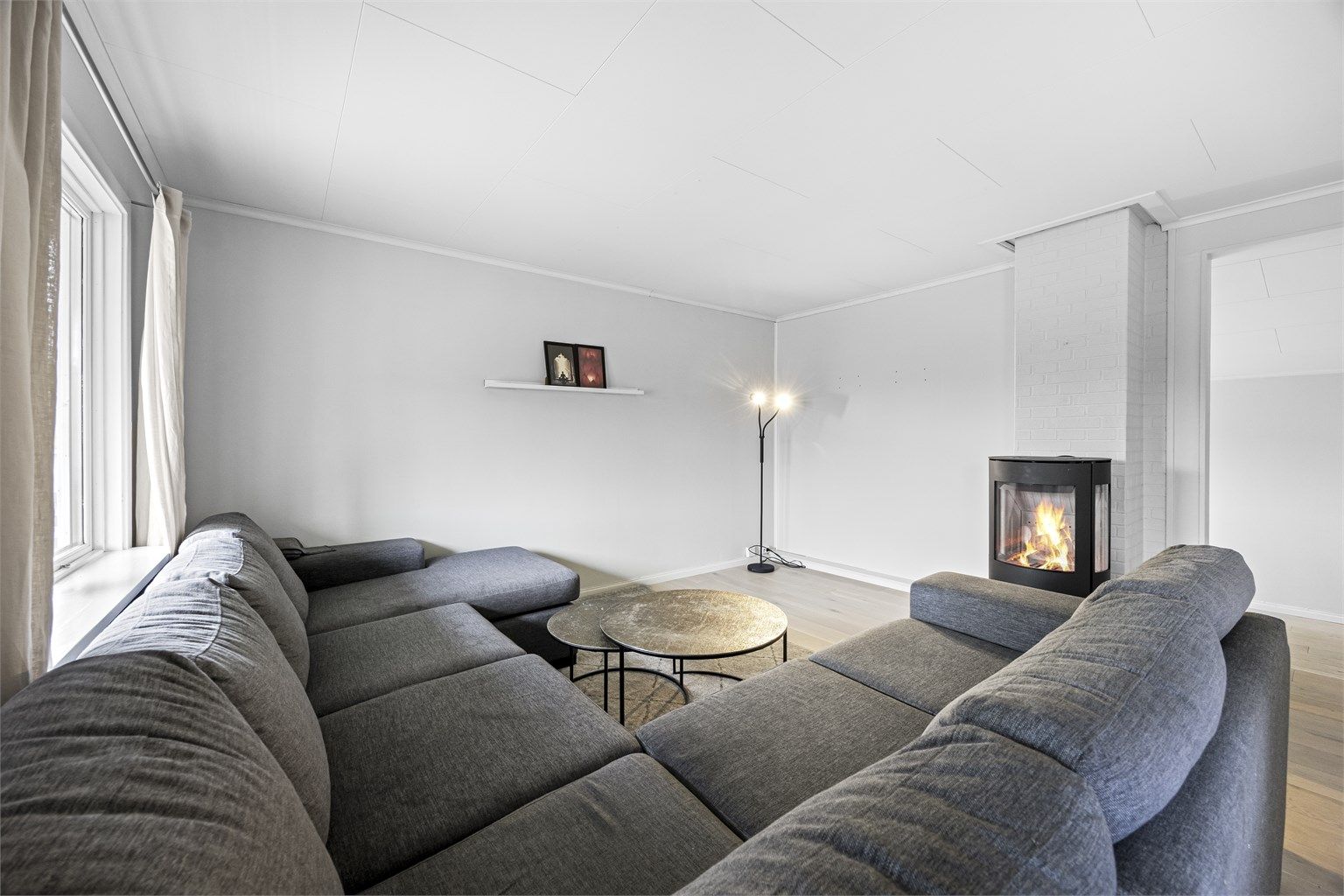 En moderne vedovn sørger for effektiv og lun varme på kalde dager.