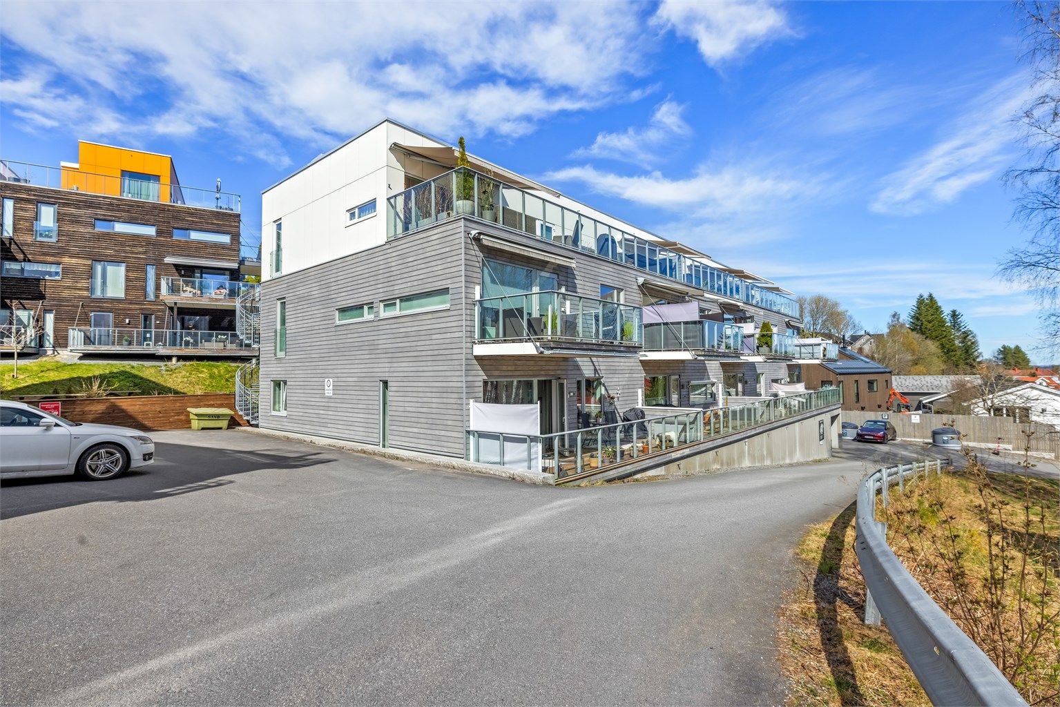 Vestre Strøm Residens Borettslag består av 36 boliger