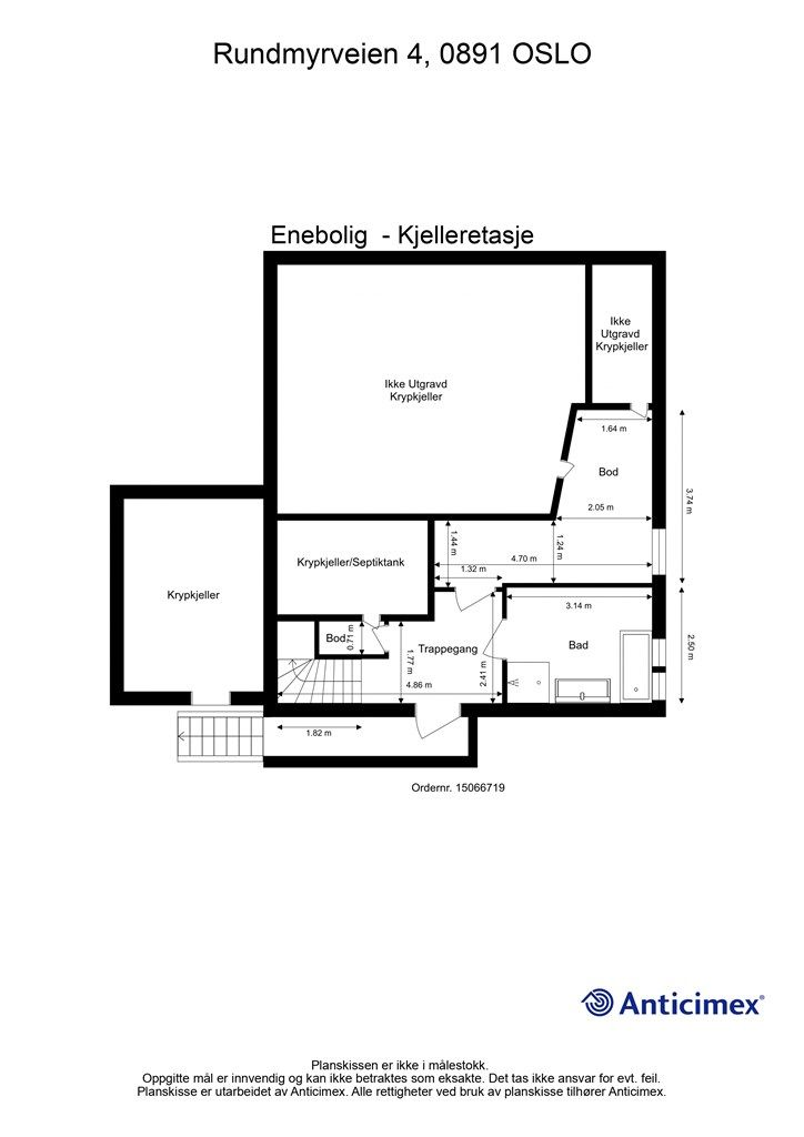 Plantegning-Kjelleretasje