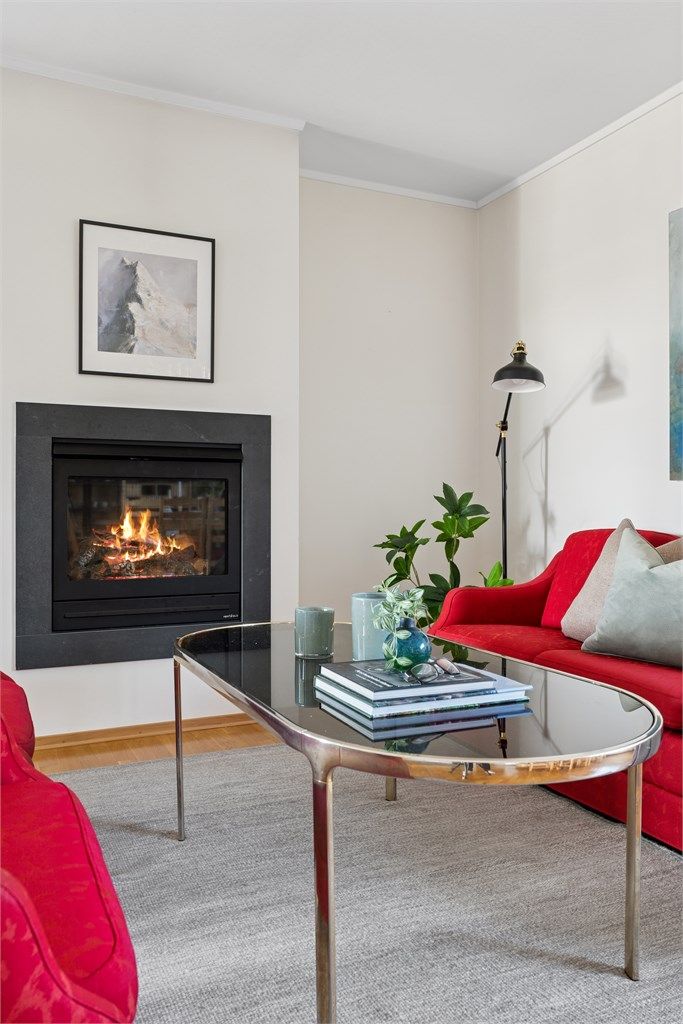 En gasspeis gir lun varme og hyggelig stemning på kjølige dager.