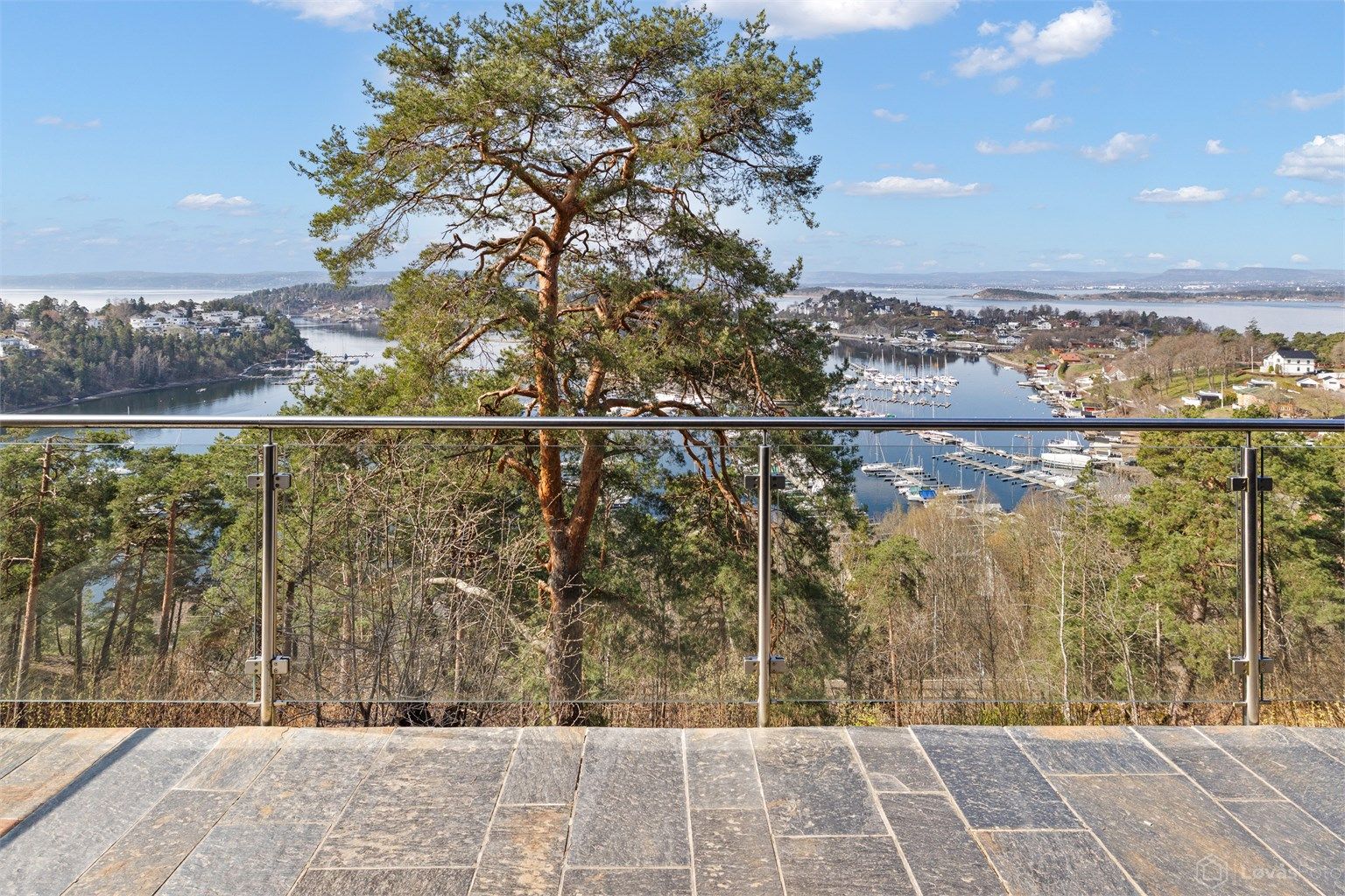 Utsikt fra terrassen