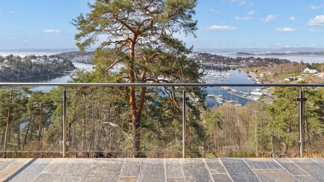 Utsikt fra terrassen