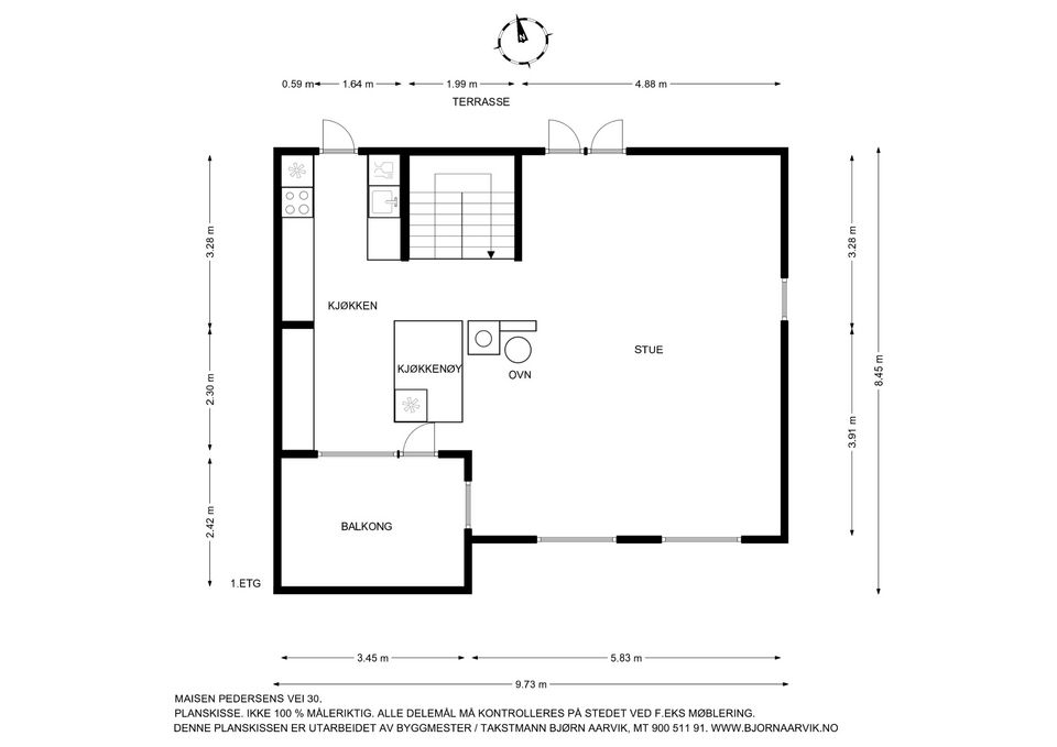 Plantegning hovedplan 