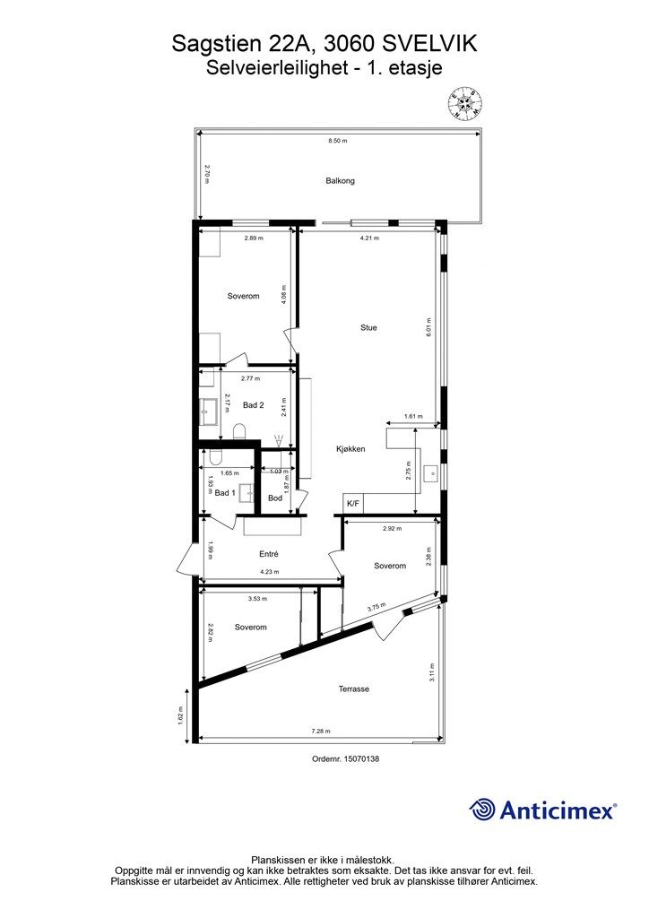 Plantegning - 1. etasje