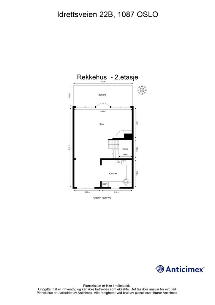 Plantegning- 2.etasje