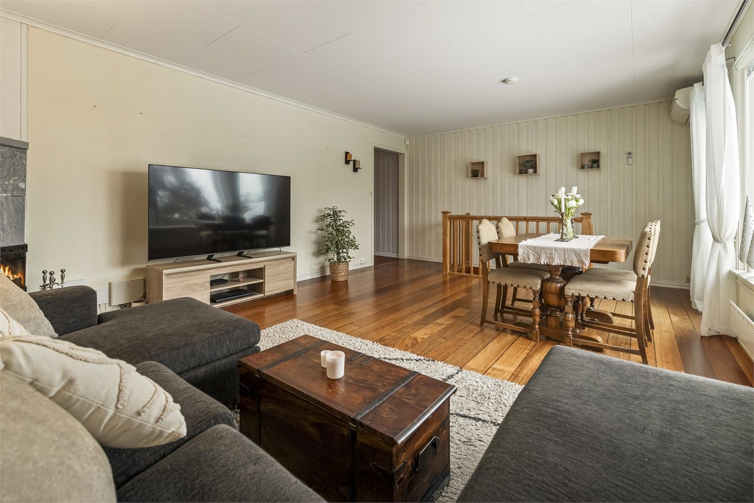 Lyst og trivelig innredet bolig 