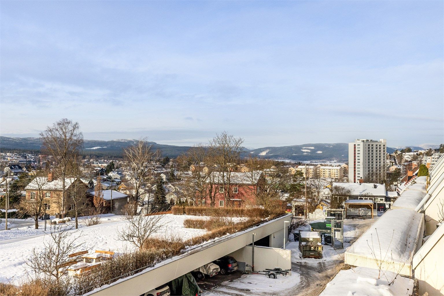 Utsikt mot Maridalsvannet og Maridalen