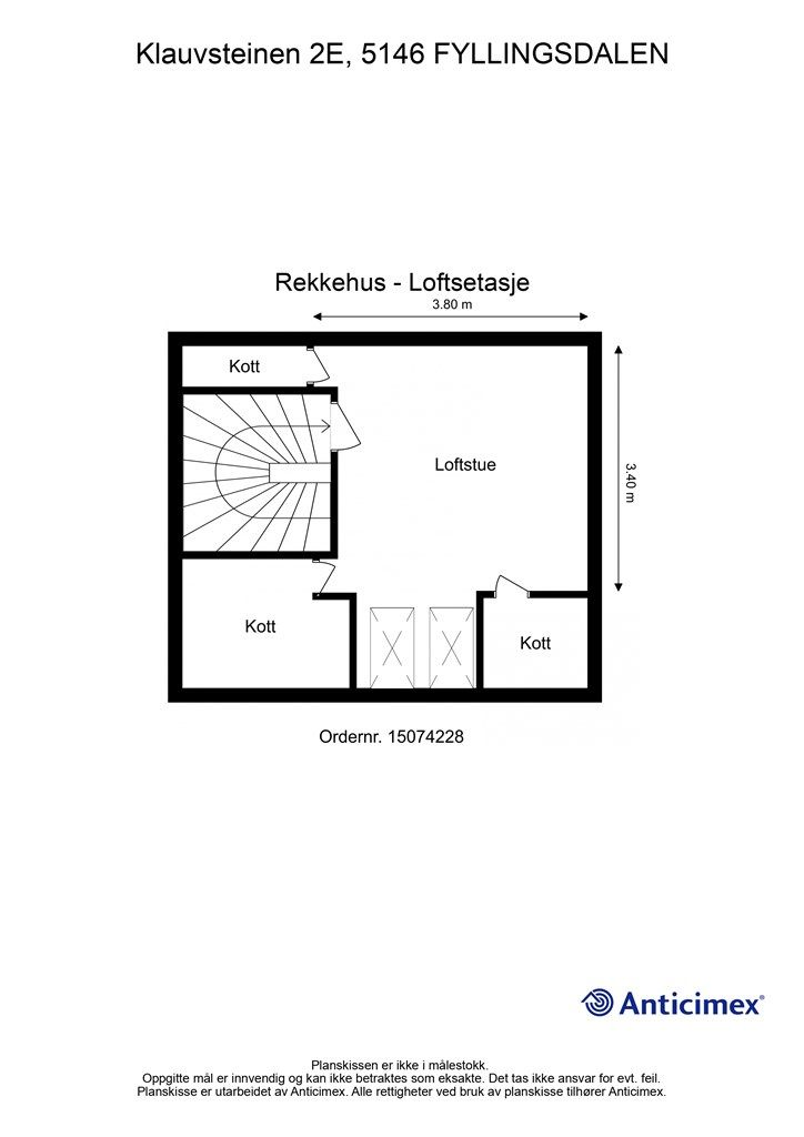 - Plantegning loftsetasje -