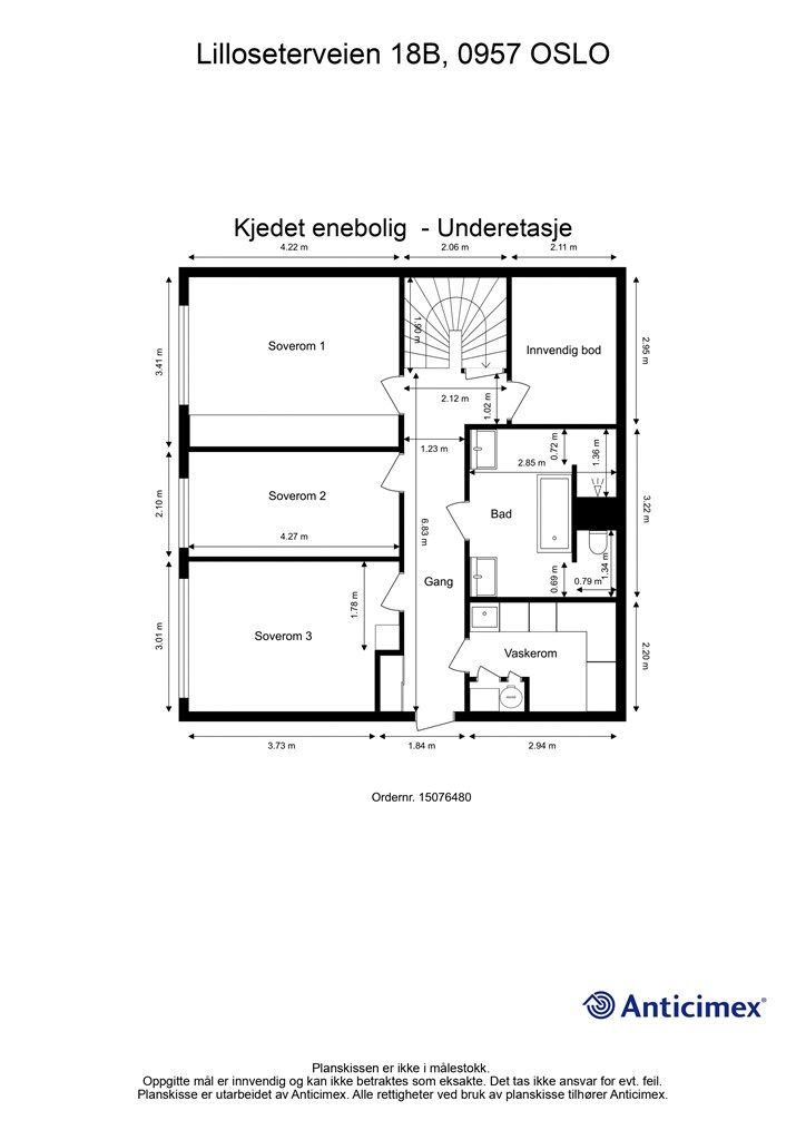 Plantegning - Underetasje 