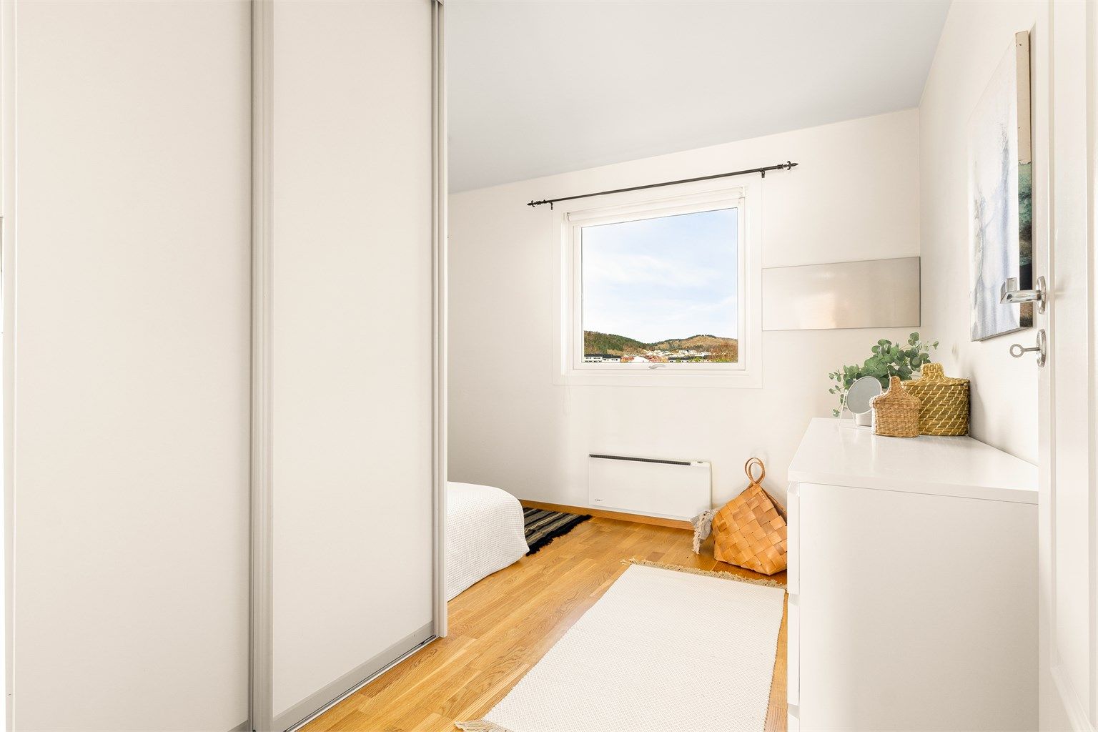 Her har man gode oppbevaringsmuligheter.