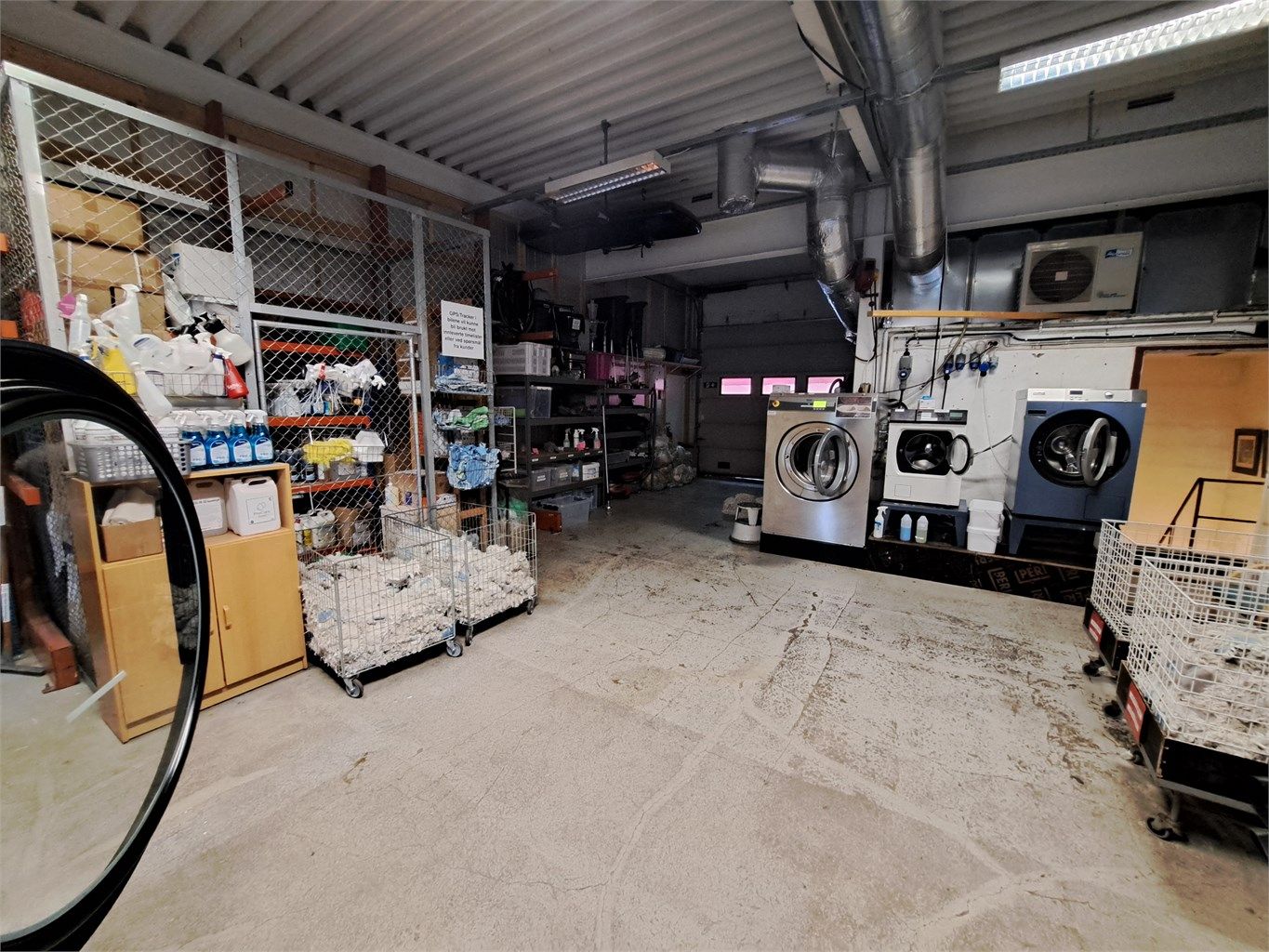 Har vært benyttet som vaskeri av dagens leietaker