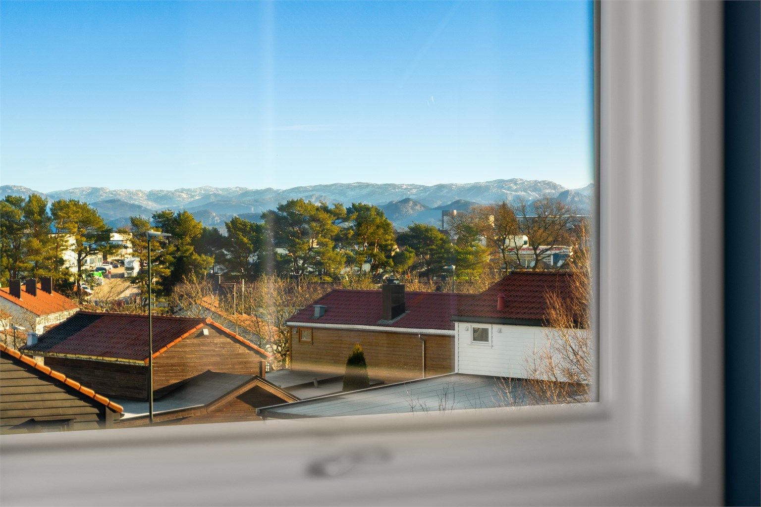 Utsikt å våkne til. 