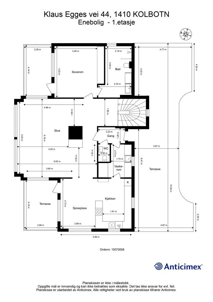 Plantegning - 1.etasje