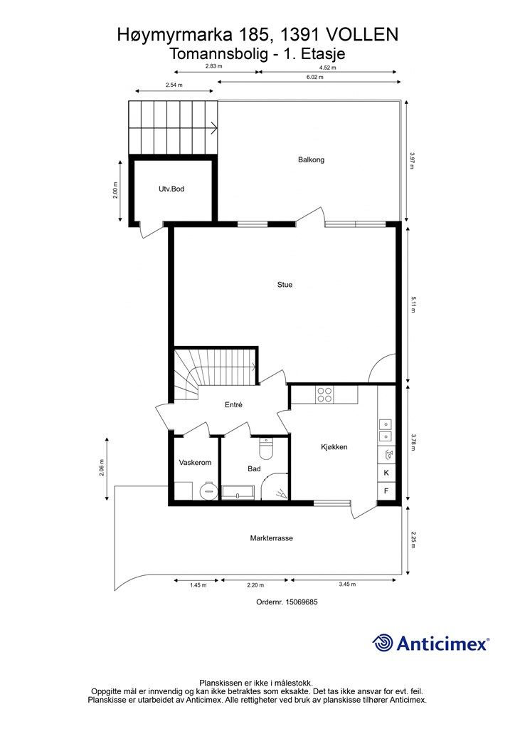 Plantegning - 1. Etasje
