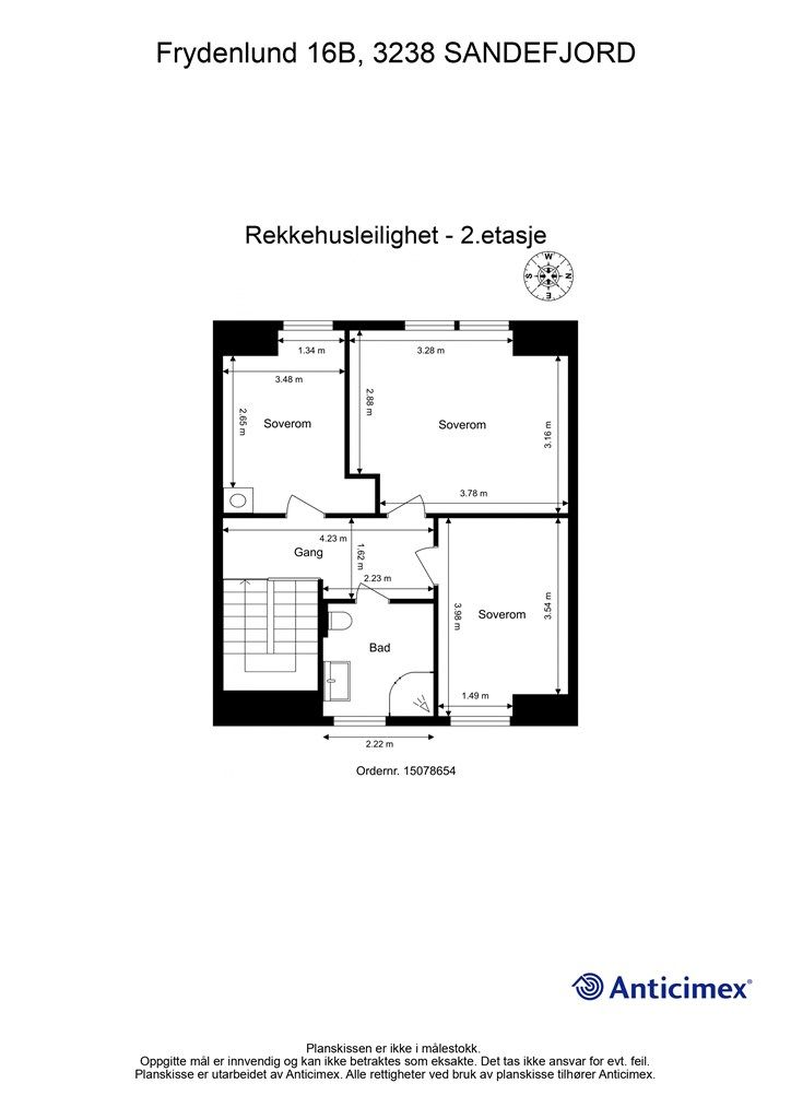 Plantegning 2.etasje