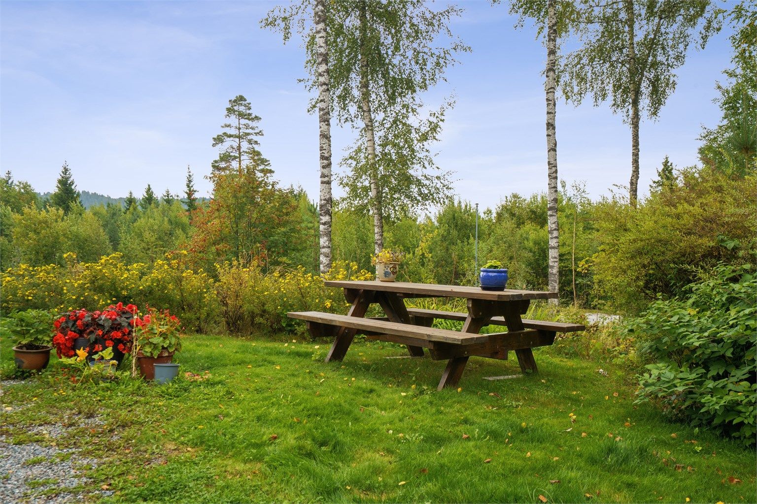 Felles uteområde.