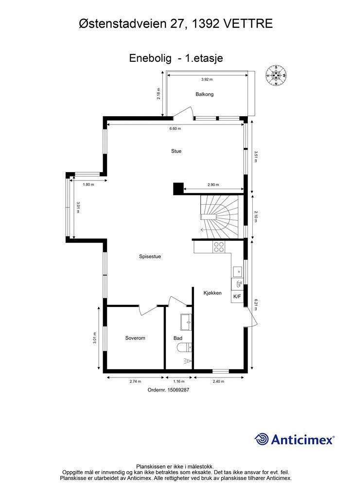 Plantegning 1.etasje.